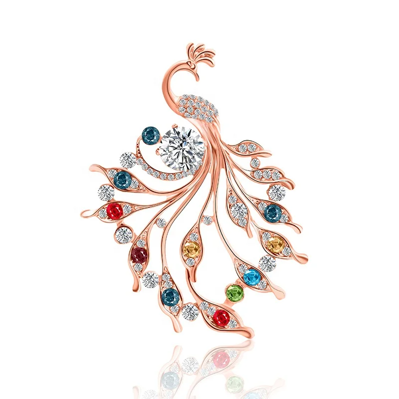 

PUSHI wedding luxury goddess brooch phoenix pins brooch from china animal high quality women brooch