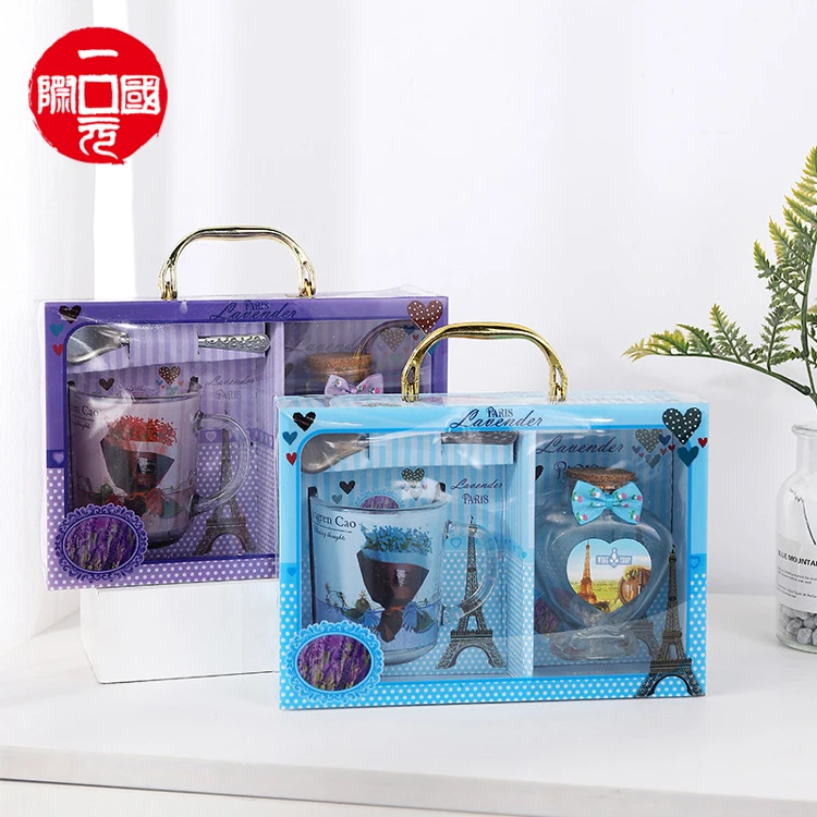 

Manufacturers Glass cup set with flashing wishing bottle luminous craft boxed ornaments