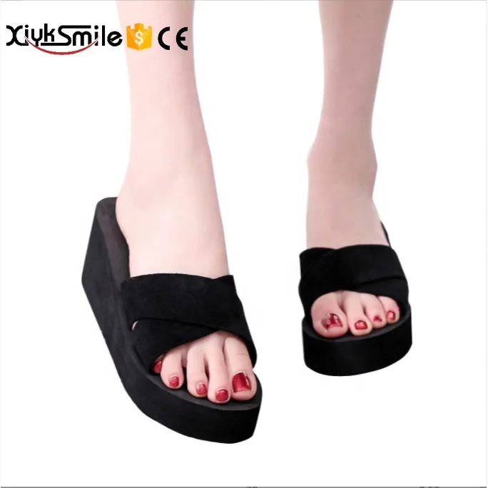 

Hot selling wholesale women's shoes summer sandals can be worn outside fashion simple cross design slippers shoes wholesale