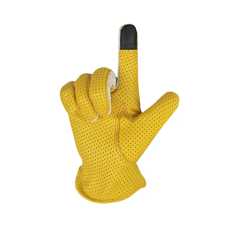 

High quality winter ski cowhide gloves men for snowboarding working, Customized color