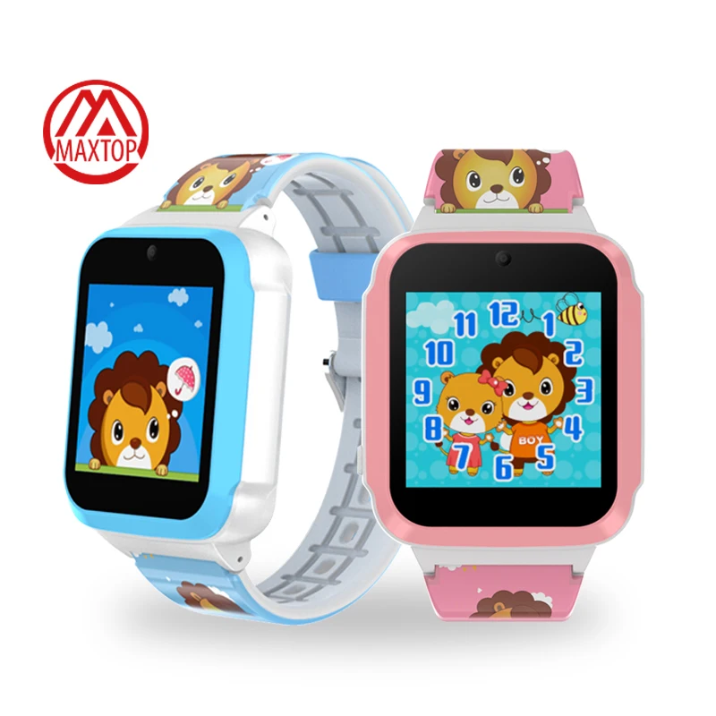 

Maxtop Cheap Price Waterproof Boys Girls Care Smart Watch 2022 Baby Kids Smart Watch For Children With Games, Customized colors
