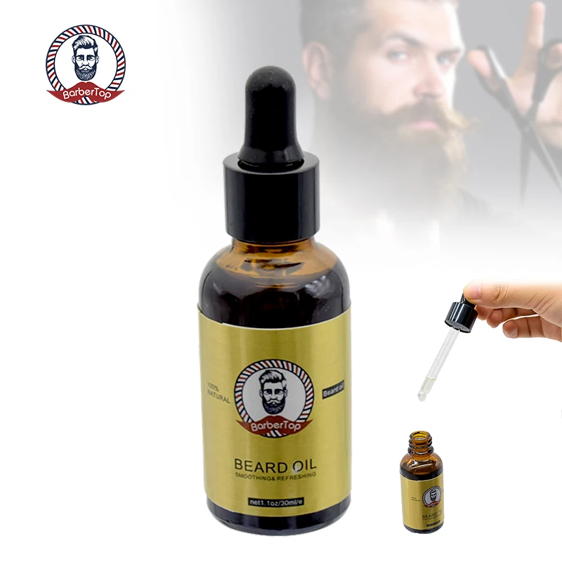 

Hot selling Organic Mens Growth Beard Oil Pure Natural Plant Extracted Oil