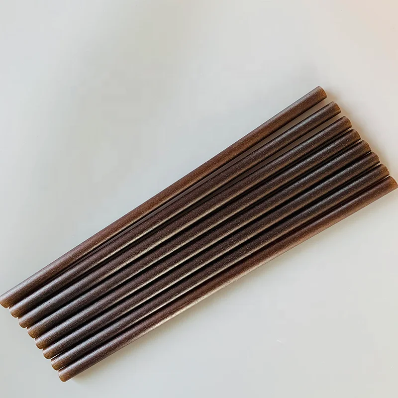 

hot sale for coffee store disposable straw coffee grounds drinking straw, Natural color