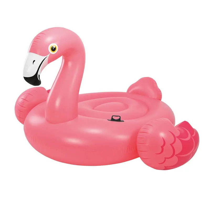 

INTEX 57558 Wholesale Inflatable Pool Ride-on Mega Swimming Pool lsland Flamingo adult Pool Float