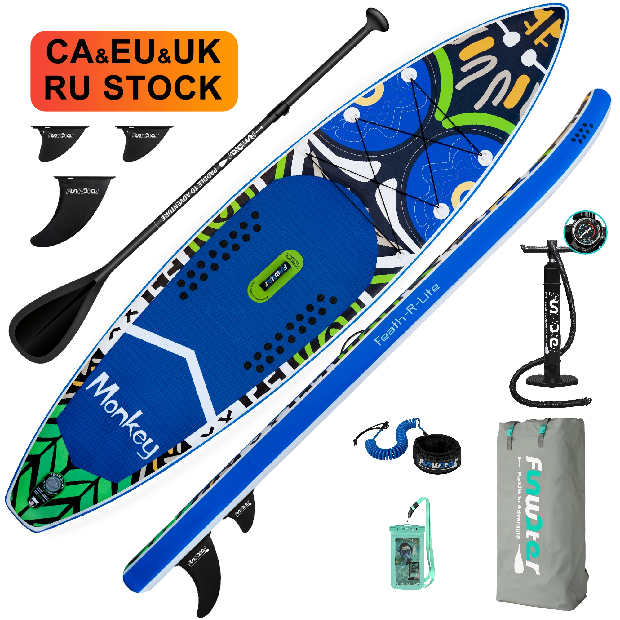 

FUNWATER Dropshipping OEM paddle surfboard inflatable sup paddle board bag sup boards inflatable paddle board uk softboard surf