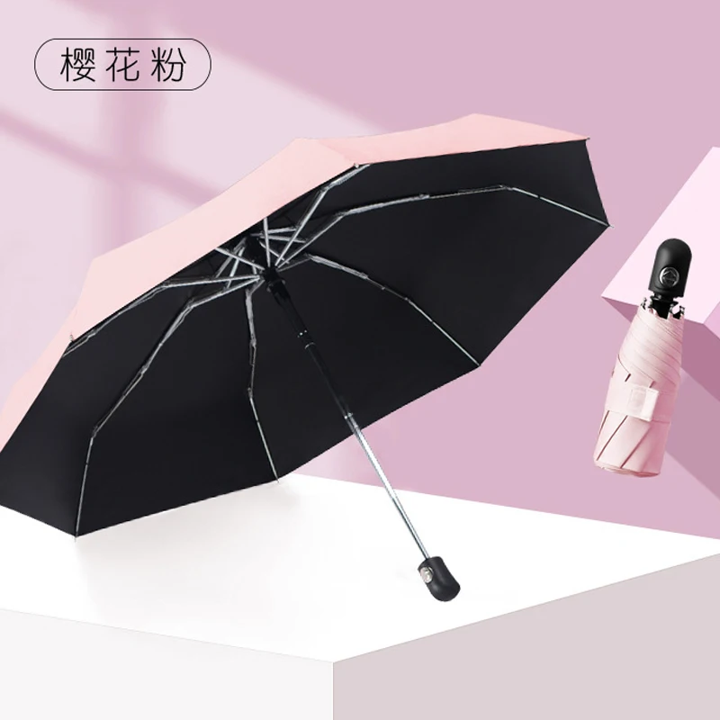 

2021 fashion travel compact 5 folding automatic umbrella high quality folding for sale, Customized color
