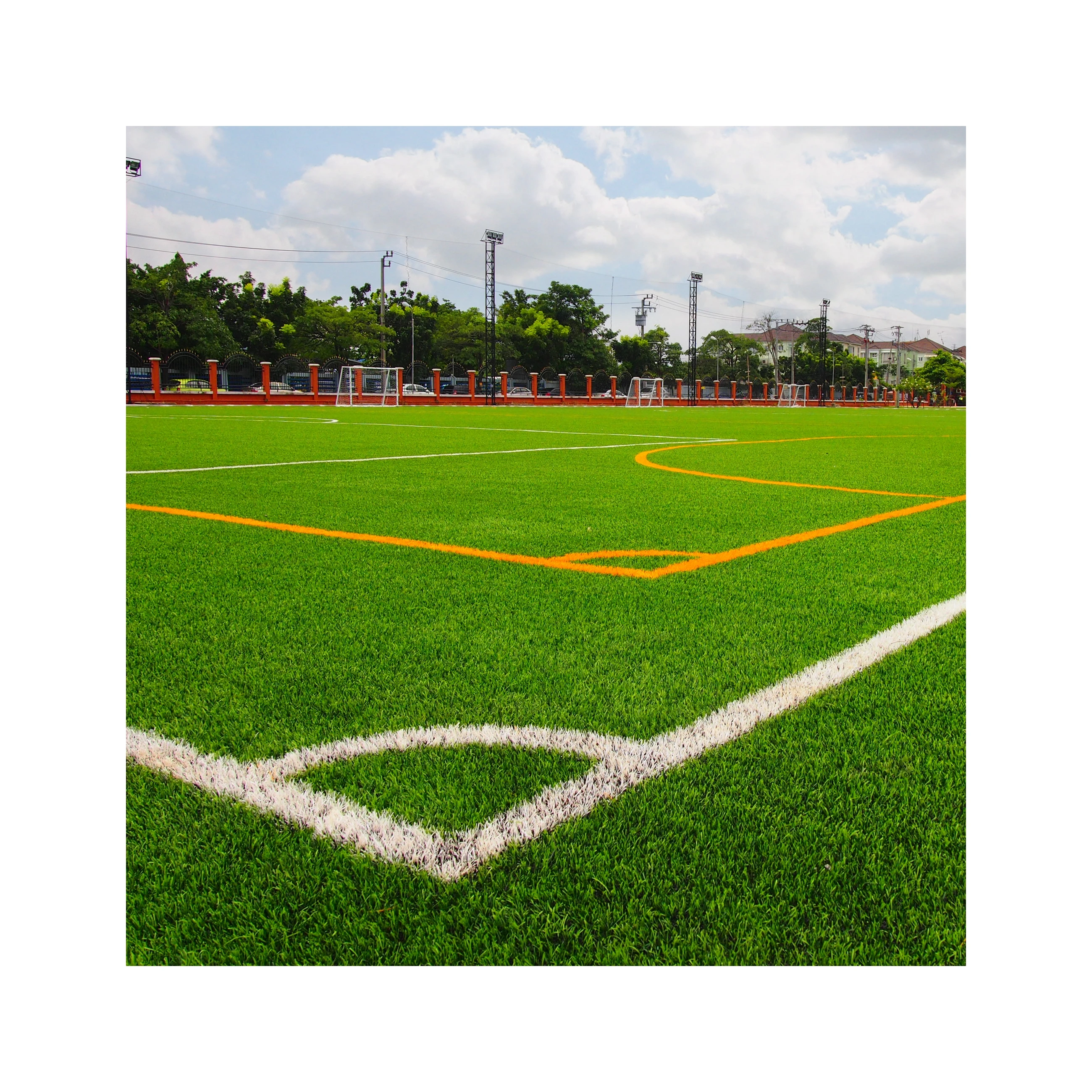 

Cesped Sintetico M50E Synthetic Turf For Soccer Fields 50mm Football Turf artificial grass for football