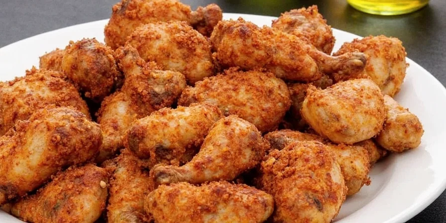 Grilled chicken with rub
