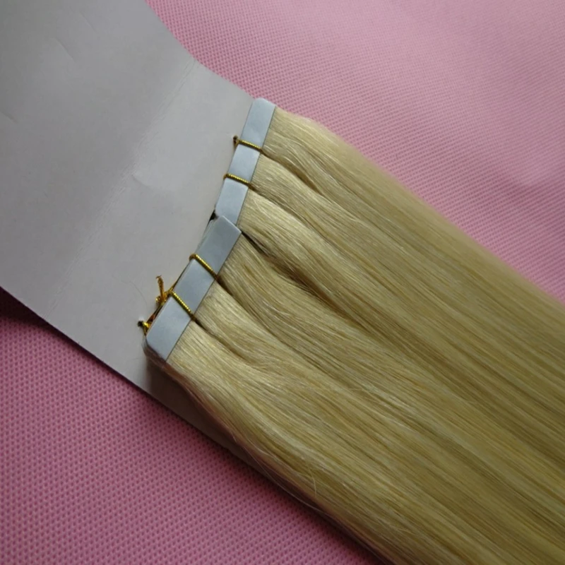 

No MOQ #613 blonde tape in hair extensions wholesale human hair extensions