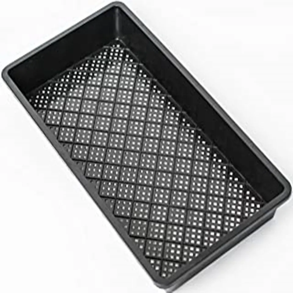 

Swellder 1020 Mesh Bottom Trays 5 Pack - Heavy Duty Microgreens Growing Plastic Plant Trays for Indoors Seed Starting tray