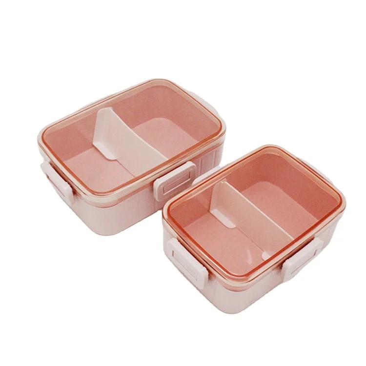 

Eco-friendly Special Plastic takeaway Leakproof removable divided bento lunch box food containers, Customized