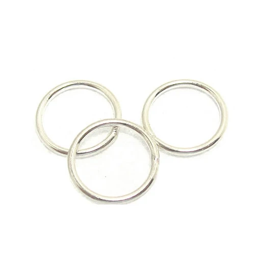 

925 Sterling Silver Jump Rings Connector DIY Jewelry Findings Making Supplies Accessories Closed Jump Rings Jewelry Components, Golden ,silver ,rose gold ,platinum