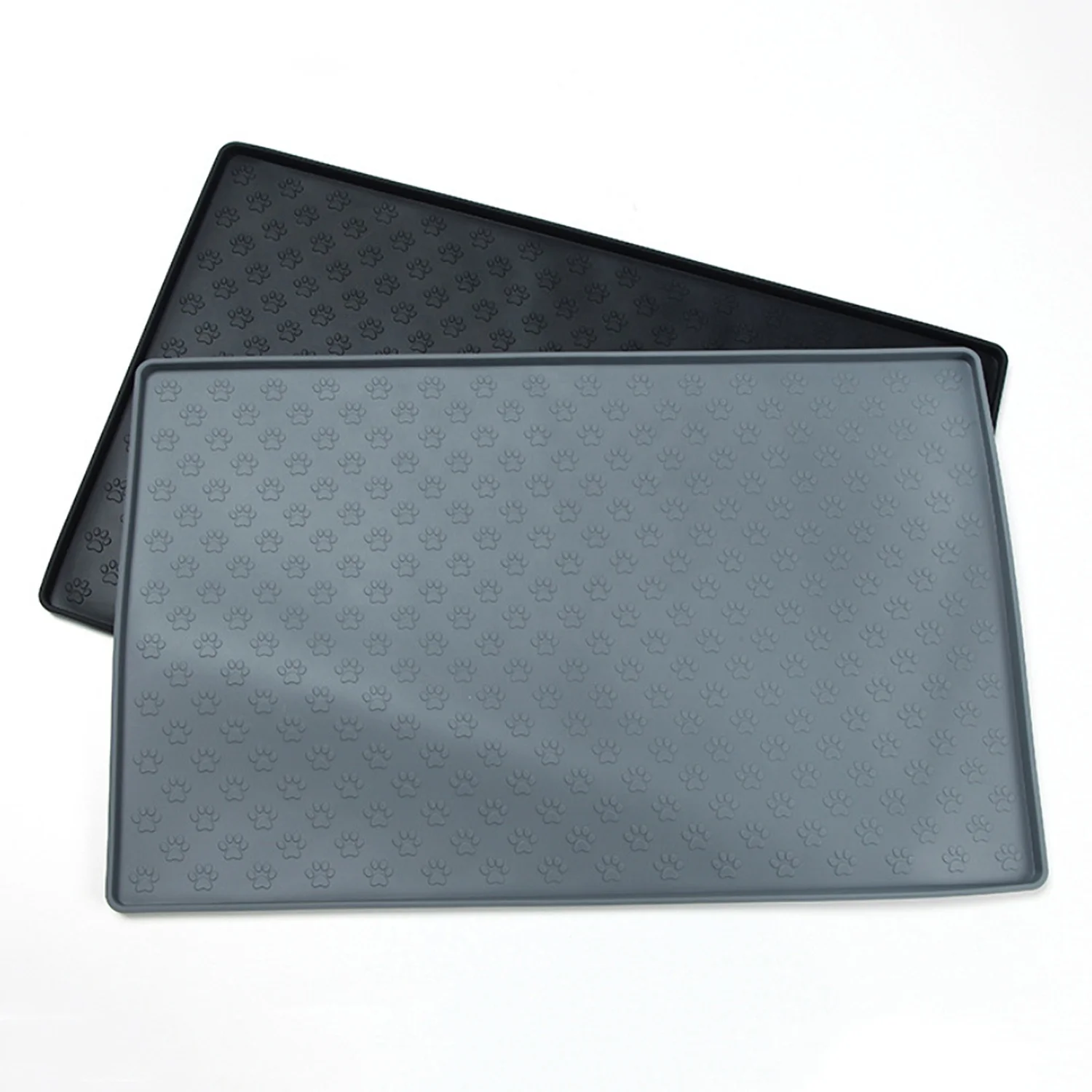 

2021 upgraded waterproof non-slip silicone dog mat cooling feeding food mat silicone pet mat for your pet, Customized color