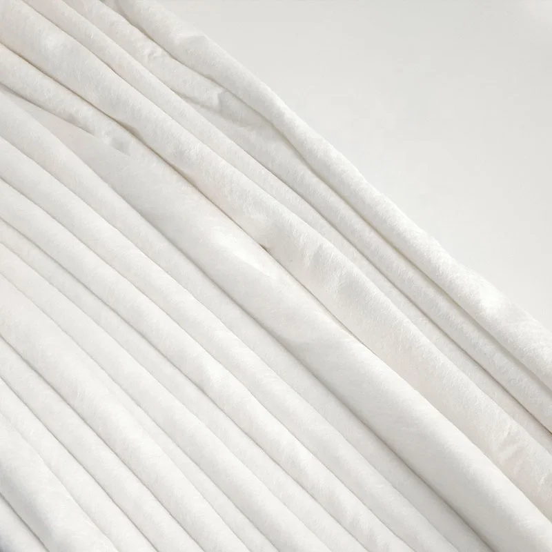 

spunlace nonwoven fabric rolls sample adult pads for sanitary napkin raw material, White