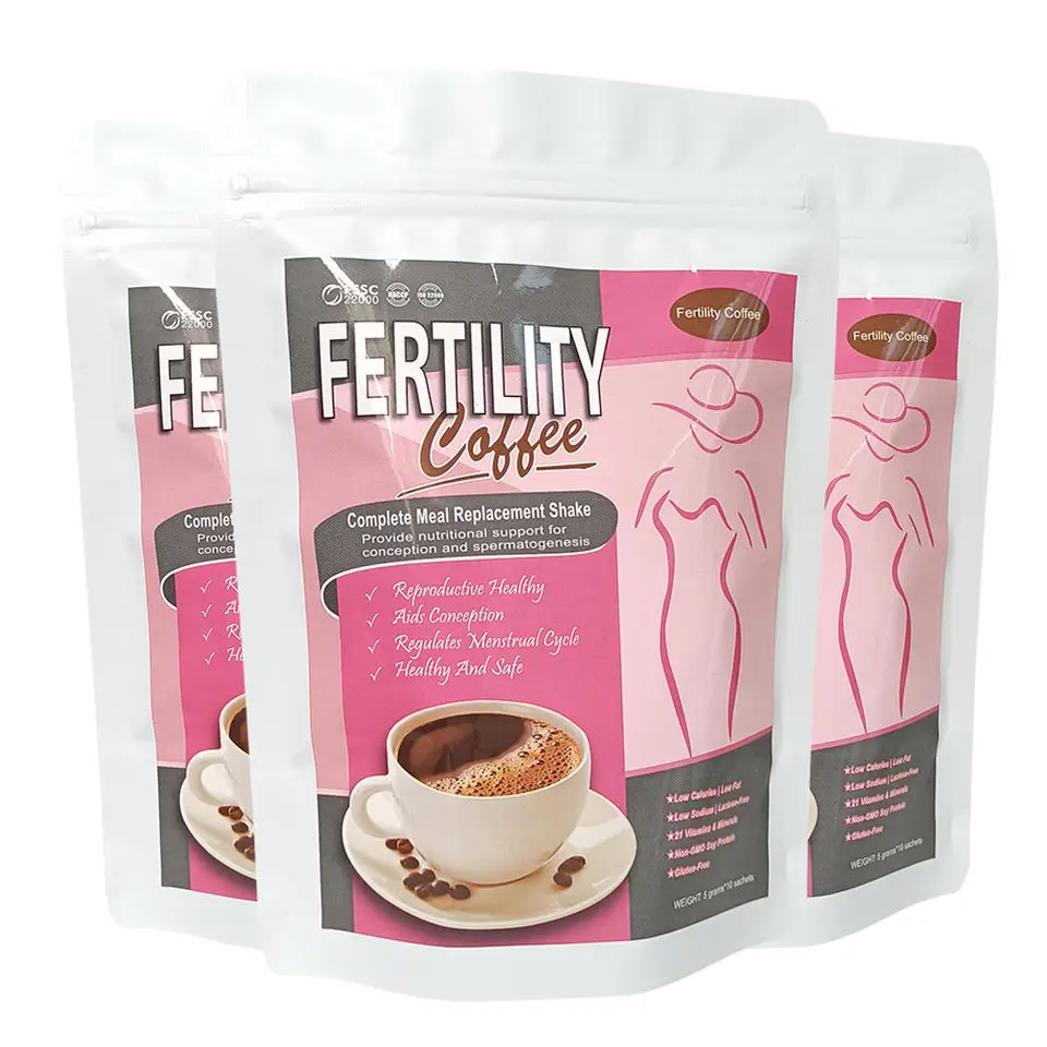 

Custom Maca Fertility Coffee Natural herbal detox Healthy Instant Fertility Coffee for women