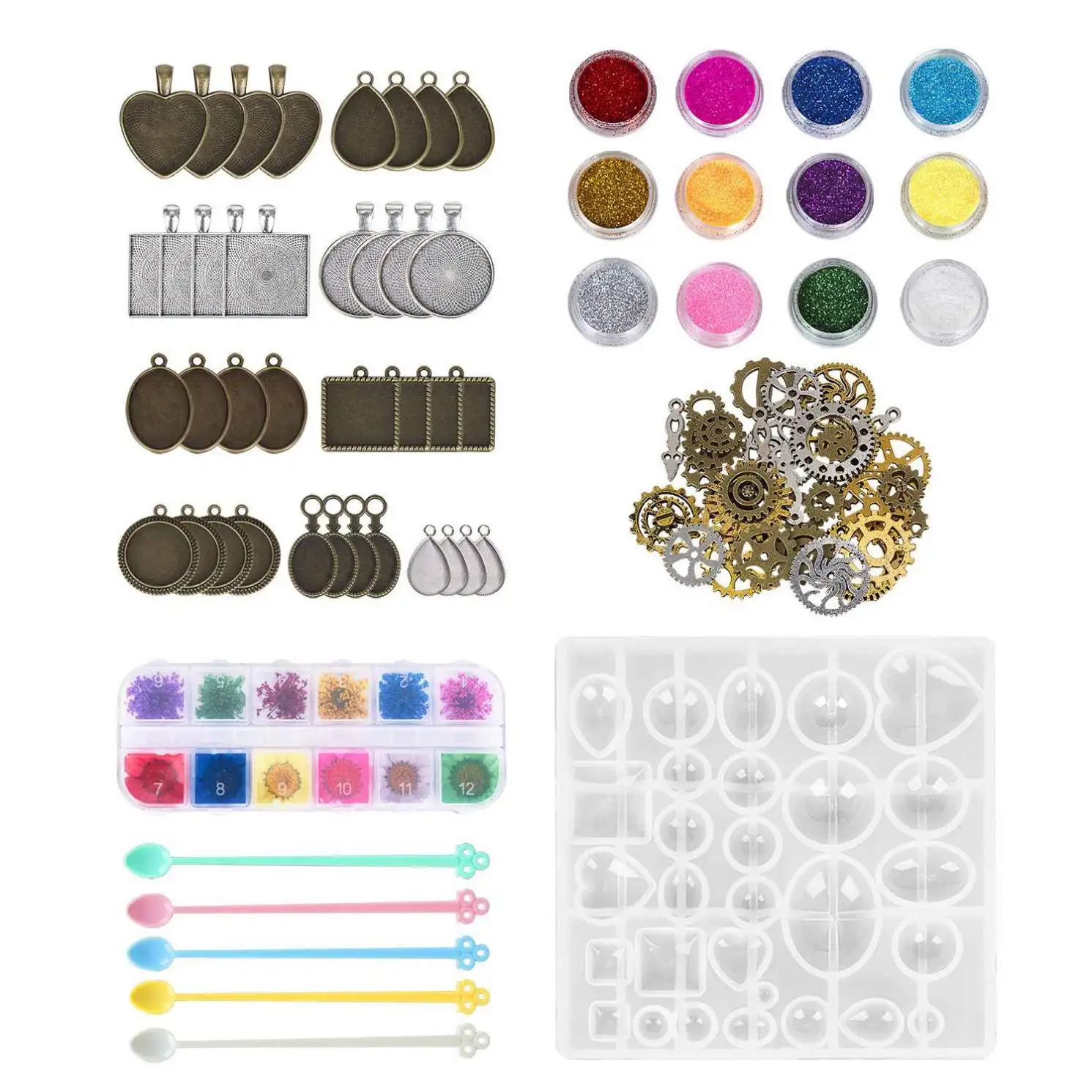 

Diy Geode Silicone Mold For Resin Crafts Making Epoxy Resin Molds For Jewelry