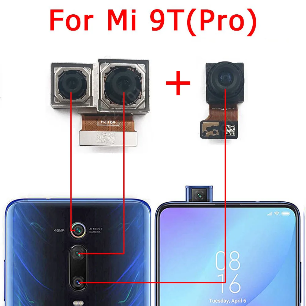 

Replacement for Xiaomi Mi 9T Mi9T Redmi K20 Pro Original Front Rear Back Main Facing Camera Module Flex Cable Spare Parts