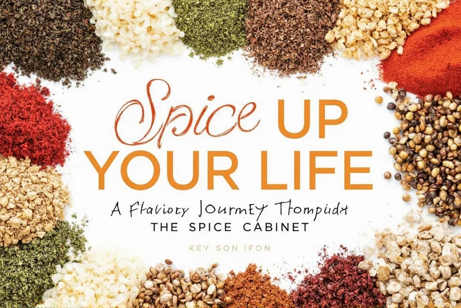 Flavor Wheel Showing Spice Combinations