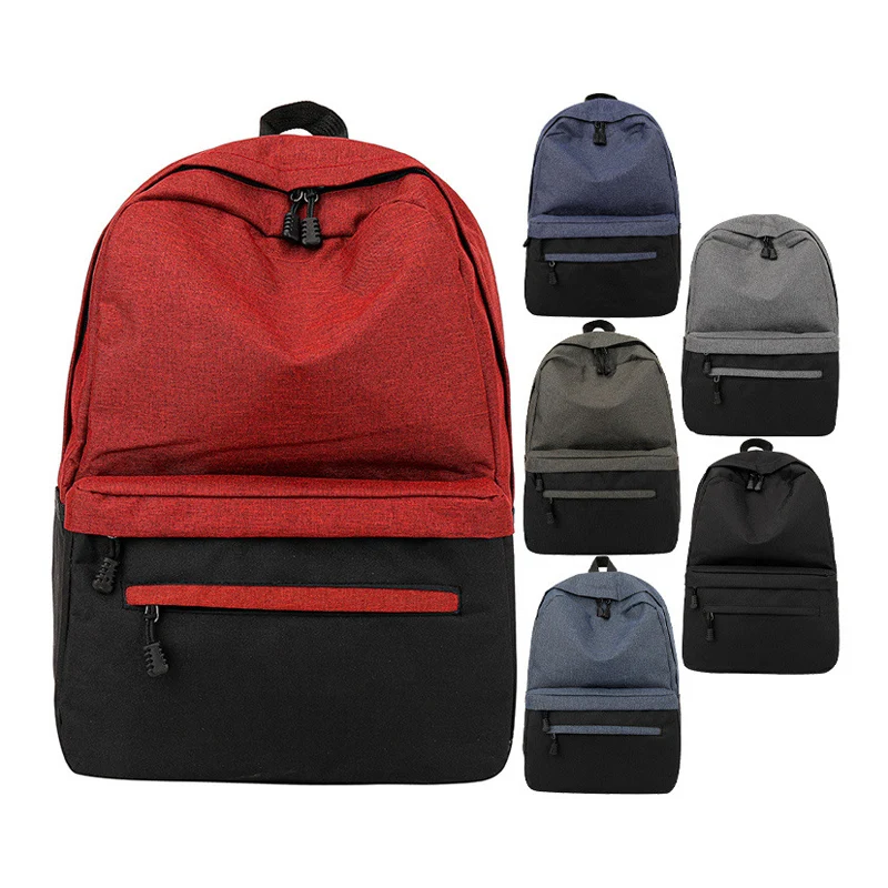 

New Custom Logo OEM Laptop Outdoor Sports Leisure Backpack School Bag Bagpack, Black, blue, gray, red, green, cyan