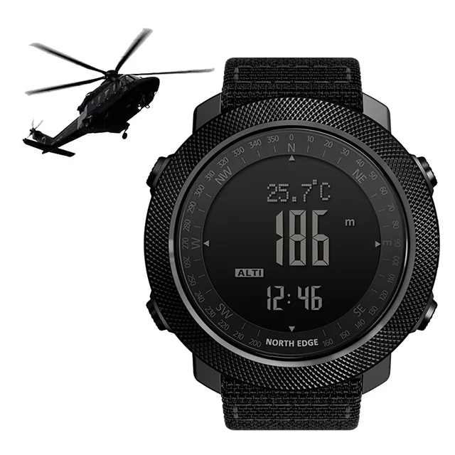 

Digital Sports Watch Men's Timekeeping Swimming Military Watch Altimeter Barometer Compass Waterproof 50m Altimeter Smartwatch