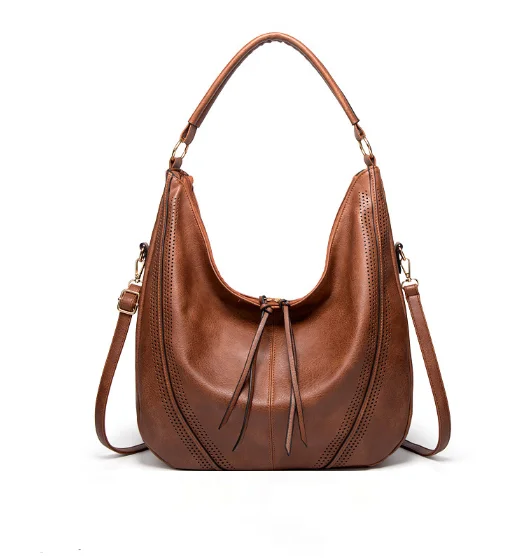 

2021 New Classic Vintage Shoulder Bag Large Leather Bag Handbag, Customized color