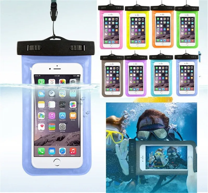 2020 Universal Water Proof PVC Mobile Phone Cases Clear Pouch Waterproof Bag,Water Proof Cell Phone Bag With Lanyard.jpg