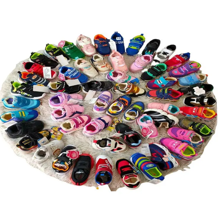 

2.95 Dollars Model AX005 Size 15-25 Good Quality baby kids safety running shoes stock with different patterns, Mix