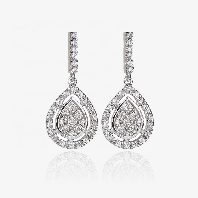 

France Jewelry Fashion Wedding Jewellery Women Trendy Earrings 2020, White