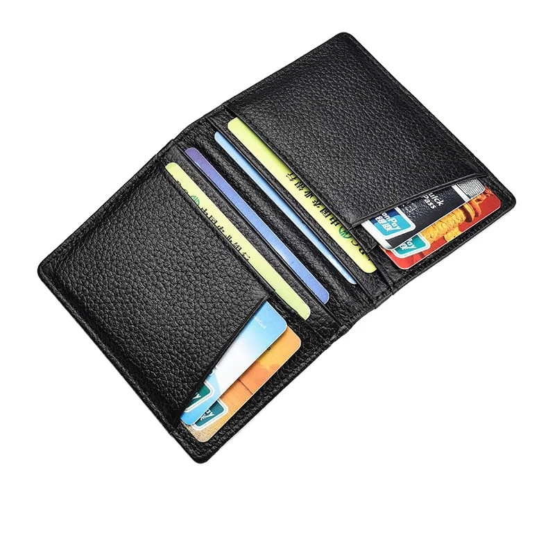 

Leather First Layer Card Holder Ultra-thin Multi-card ID Card Holder