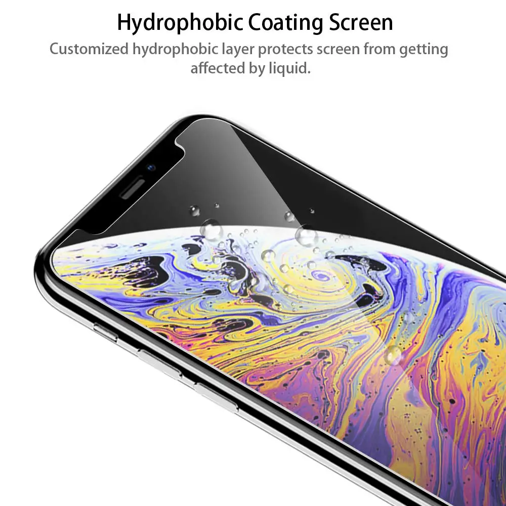 
For Iphone X XS 11 PRO 9H Tempered Glass Screen Protector , Mobile Tempered Glass 