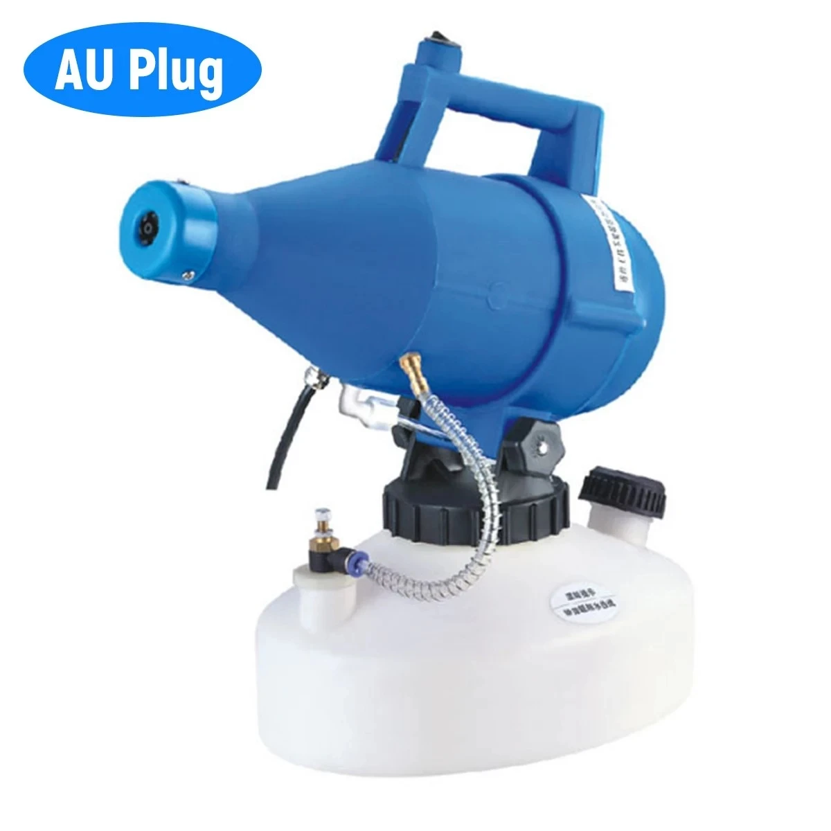 

Electric ULV Fogger Portable Ultra-Low Volume Atomizer Sprayer Fine Mist Blower Pesticide Nebulizer 4.5L, Blue