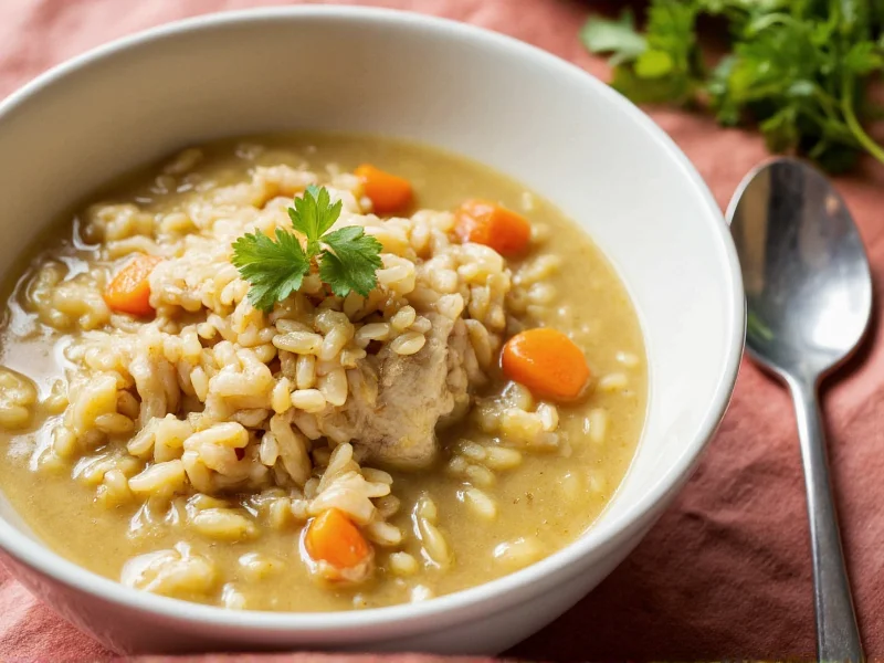 rice and chicken soup
