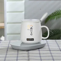 

Hot Selling Customized Personality Wireless Heating Porcelain Heated Coffee Travel Mugs