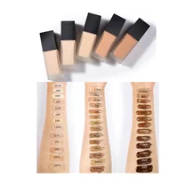 

Private label long lasting full coverage makeup liquid foundation for 40colors available