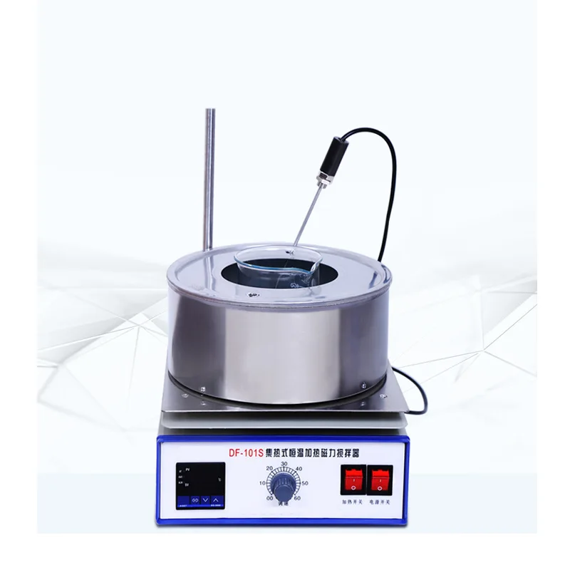 Agitateur Magnétique Chauffant Avec Bain D'huile - 110V, 600W, Contrôle Température 5-299°C - Techtongda