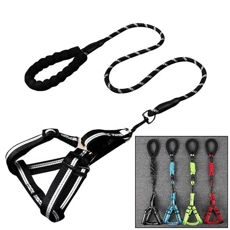 

Custom outdoor training adjustable no pull pet vest dog harness dog head harness, Blue,black,red,green,pink