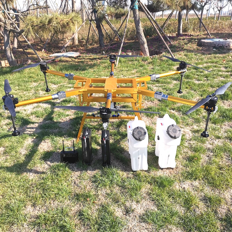 

2021 new big electrostatic drone sprayer 32L detachable tanks pesticide drone agriculture spray