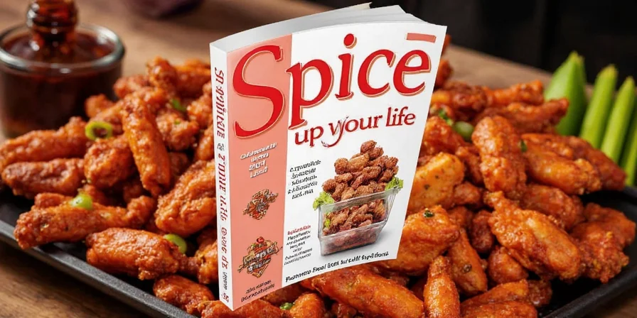Homemade hot wings with rub on tray