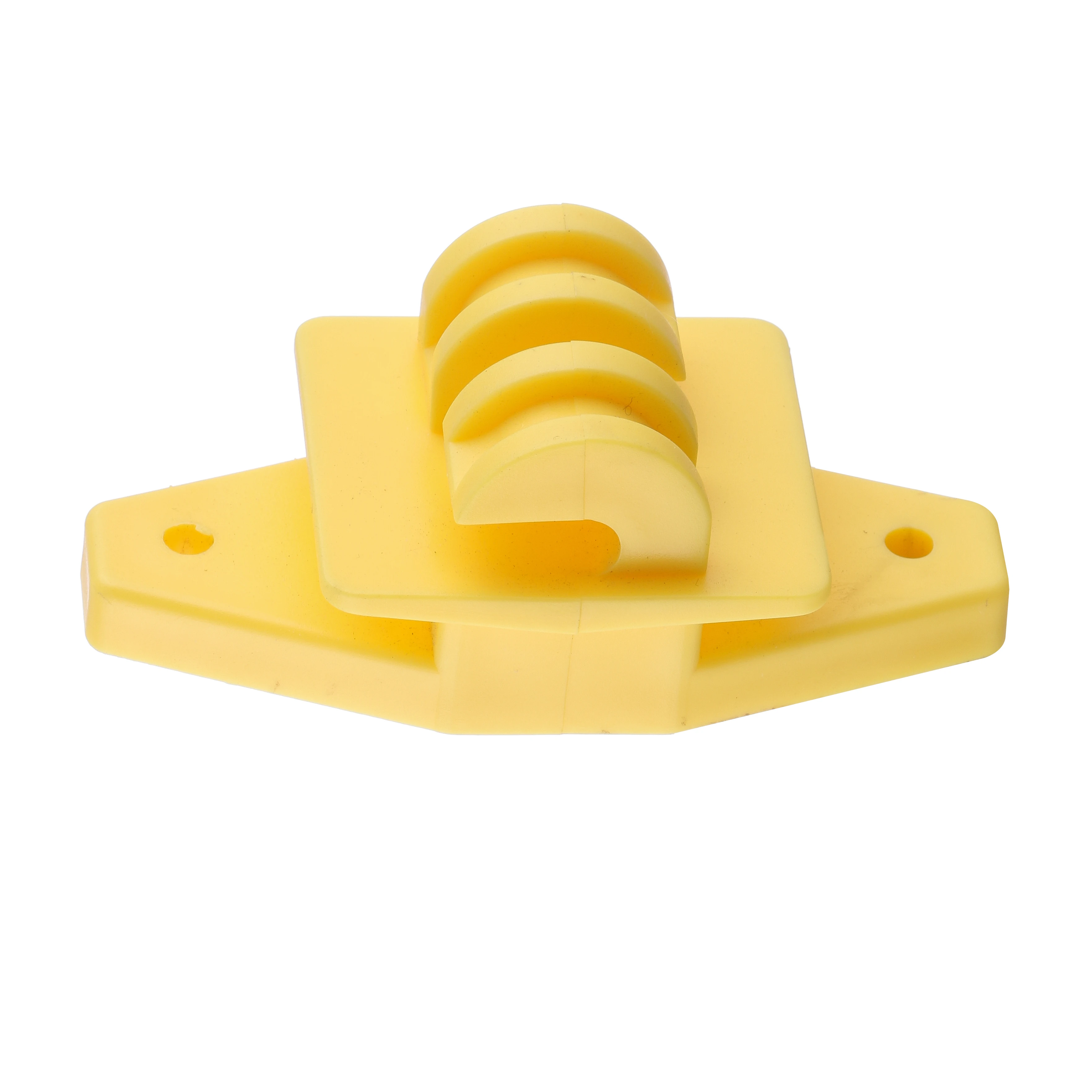 

Electric Fence Accessories Electric Fencing Wood Post Wide Jaw Claw Insulator, Yellow