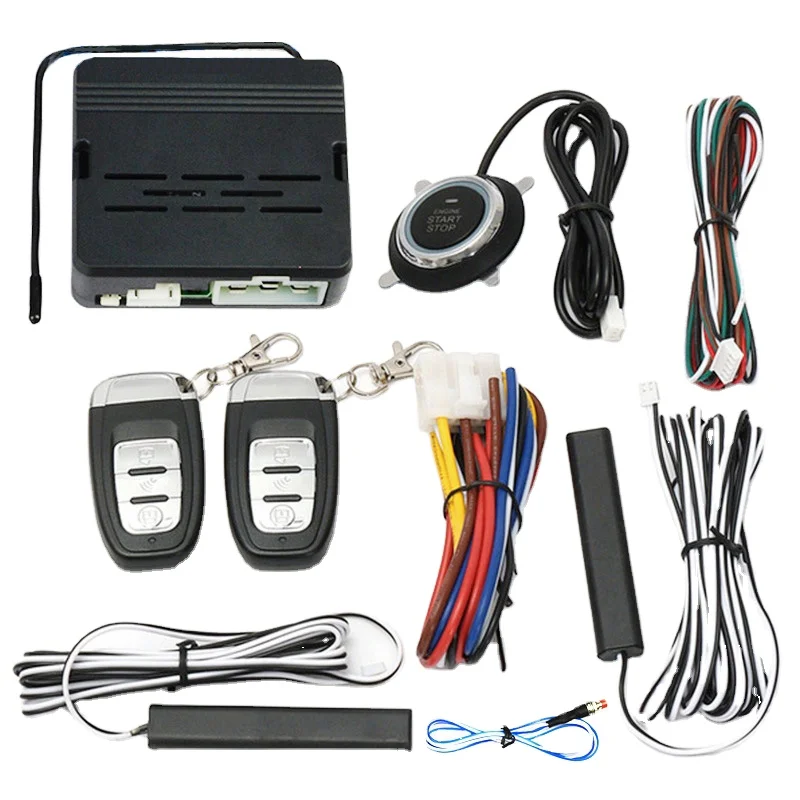 

12V Keyless Entry System One Button Start Remote Control System Automotive Car Security System