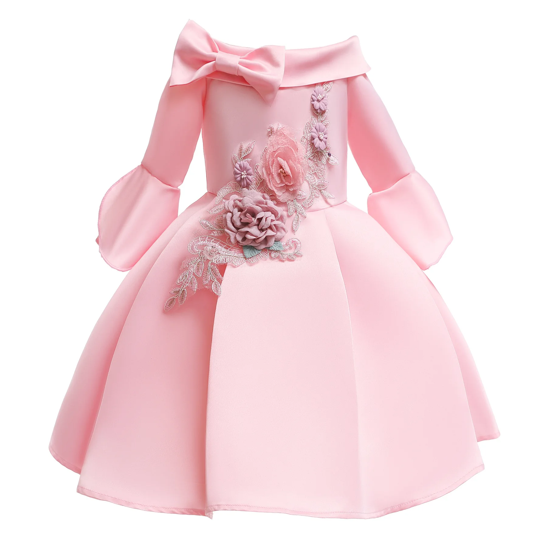 

Fashion Baby Girl Kids Dresses For Wedding Evening Party ,Princess Dress Girl Prom Fancy skirts Ceremonies Gown