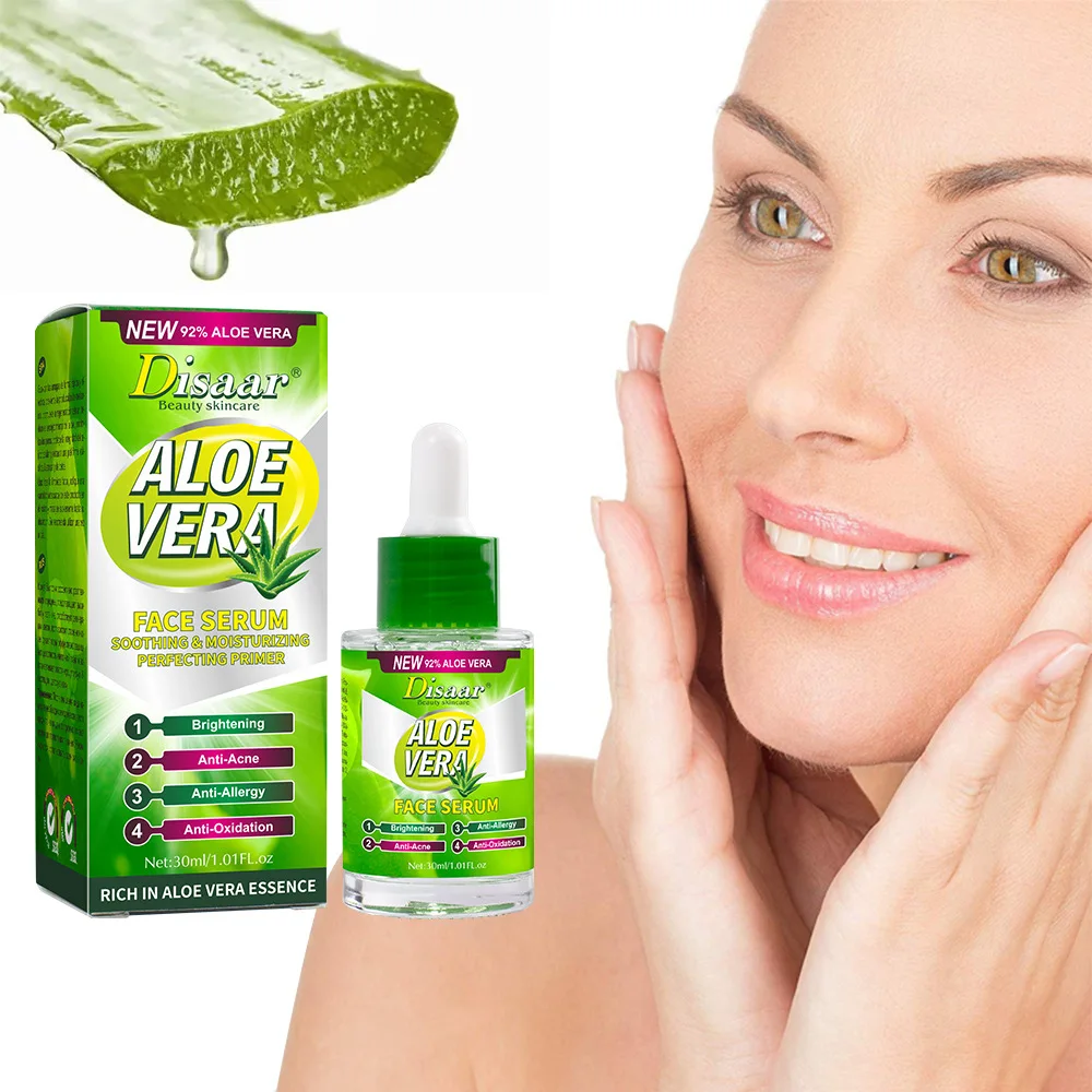 

Skin Care Soothing Repairing Whitening Moisturizing Aloe Vera Serum For Face