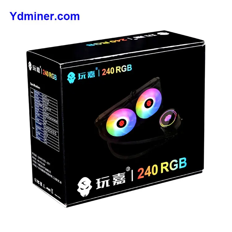 

2020 Bran New YD-WJF02 Dompet Fan RGB 120mm UFO-01 1800RPM 12V 0.42A 4 Pin 30-75CFM CFM RGB Fans PC
