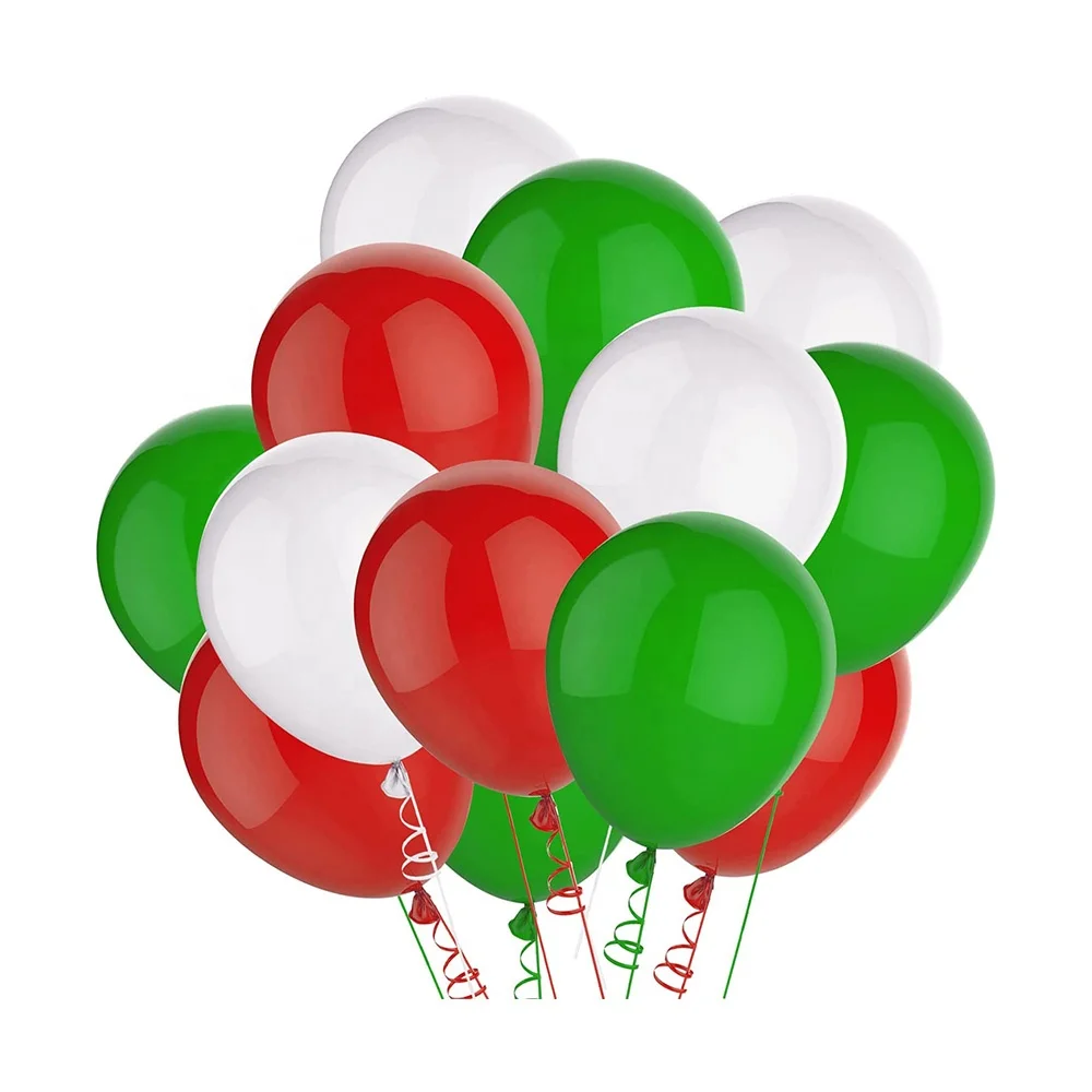 

FENGCHE 12 inch Wholesale Round Happy Merry Christmas Balloon Party Supplies Ornaments Christmas Decoration for Party