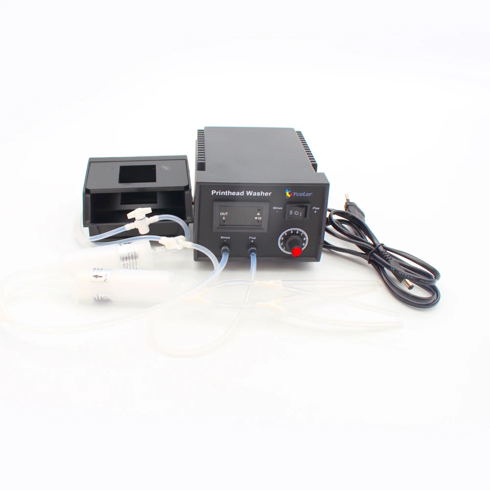 DTF Solvent Sublimation Ink Printhead Clogged Cleaning Machine Clean Kit Washer for Epson L1800 L805 1390 DX6 Print Head Repair