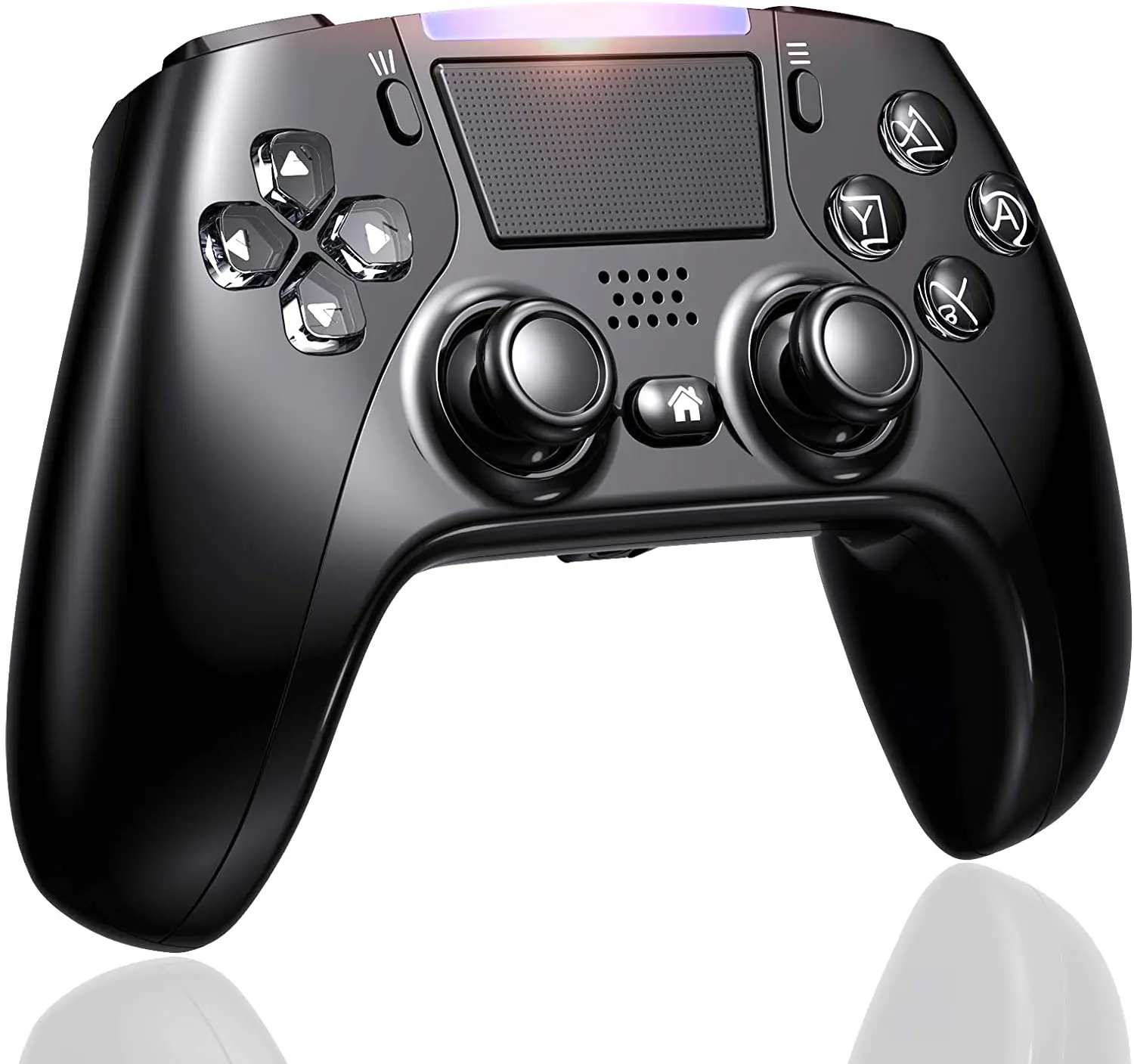 

new style Wireless Controller for Ps4 Wireless Controller with Bt Joystick for Lip lines gamepad, Black