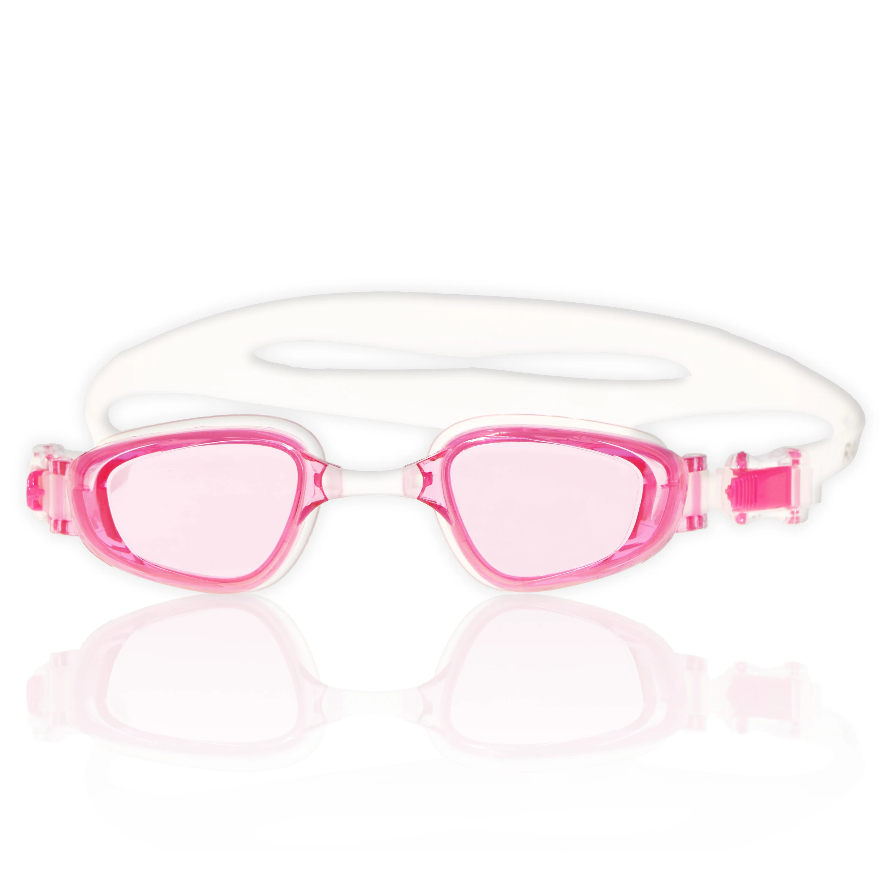 

Cool custom underwater anti fog mirrored glass swimming goggles for adult, Pink green yellow blue purple