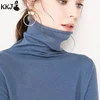 2019 Autumn Winter Turtleneck Knitted Women Sweater Soft Touching Jumpers Sweater for Women