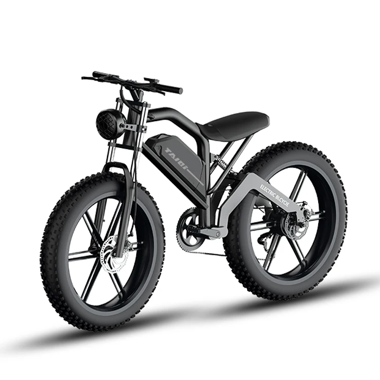 

Full suspension MTB mountain ebike 26*4.0 inch 48v 14.5 Ah battery bafang mid drive motor fat tire electric bike