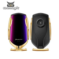 

New R1 Round mobile phone Portable Simple Fast 2 In 1 Car Wireless Charger